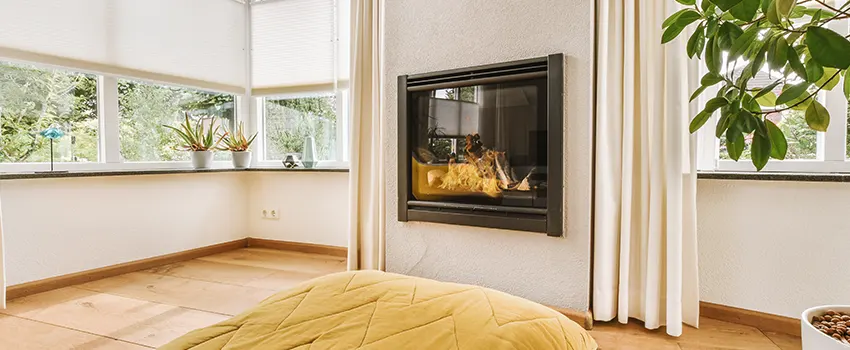 Residential Fireplace Ceramic Glass Installation in Ridgewood, NJ