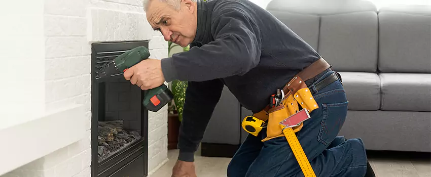 New Indoor Fireplace Installation in Ridgewood, New Jersey