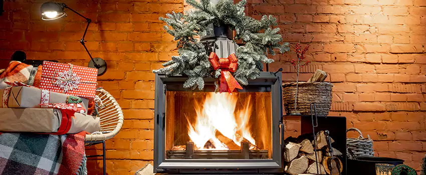 Travis Industries Linear Gas Fireplace Installation in Ridgewood, New Jersey