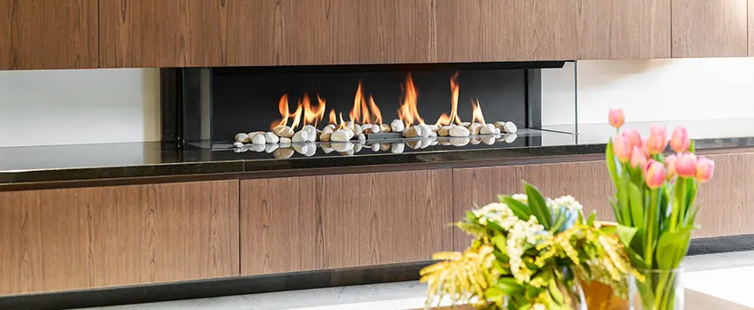 Double-height Fireplace Design Refurbishment in Ridgewood, New Jersey
