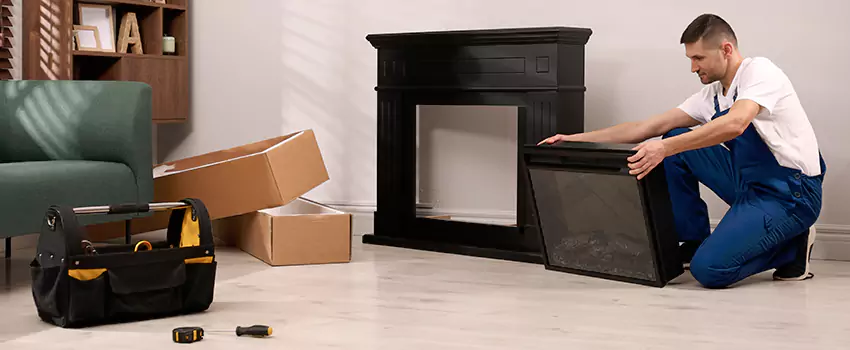 Old Rusted Metal Fireplace Repair And Replacement in Ridgewood, NJ
