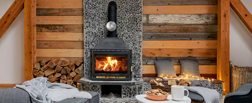 Thelin Hearth Products Direct Vent Gas Stove Fireplace Inspection in Ridgewood, New Jersey